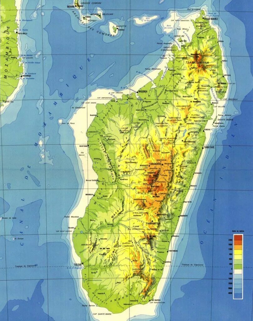 Остров Мадагаскар на физической карте. Остров Мадагаскар на карте. Остров Мадагаскар на географической карте. Республика Мадагаскар на карте.