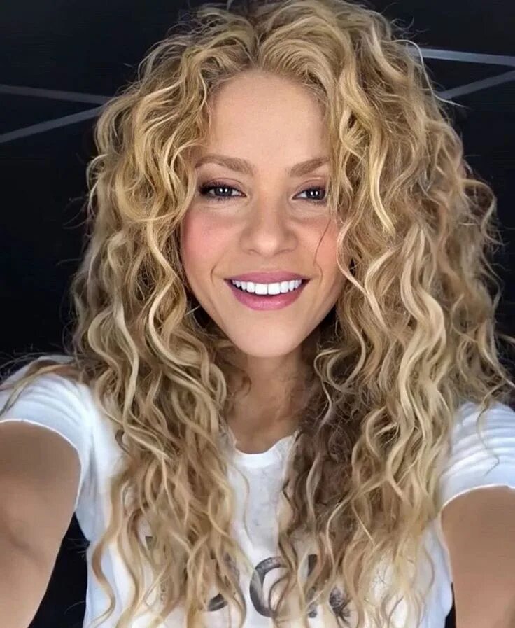 Curly blonde