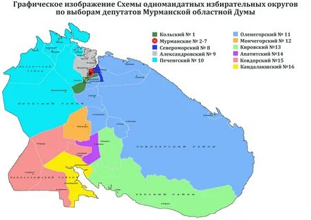 Мурманская область с кем граничит карта