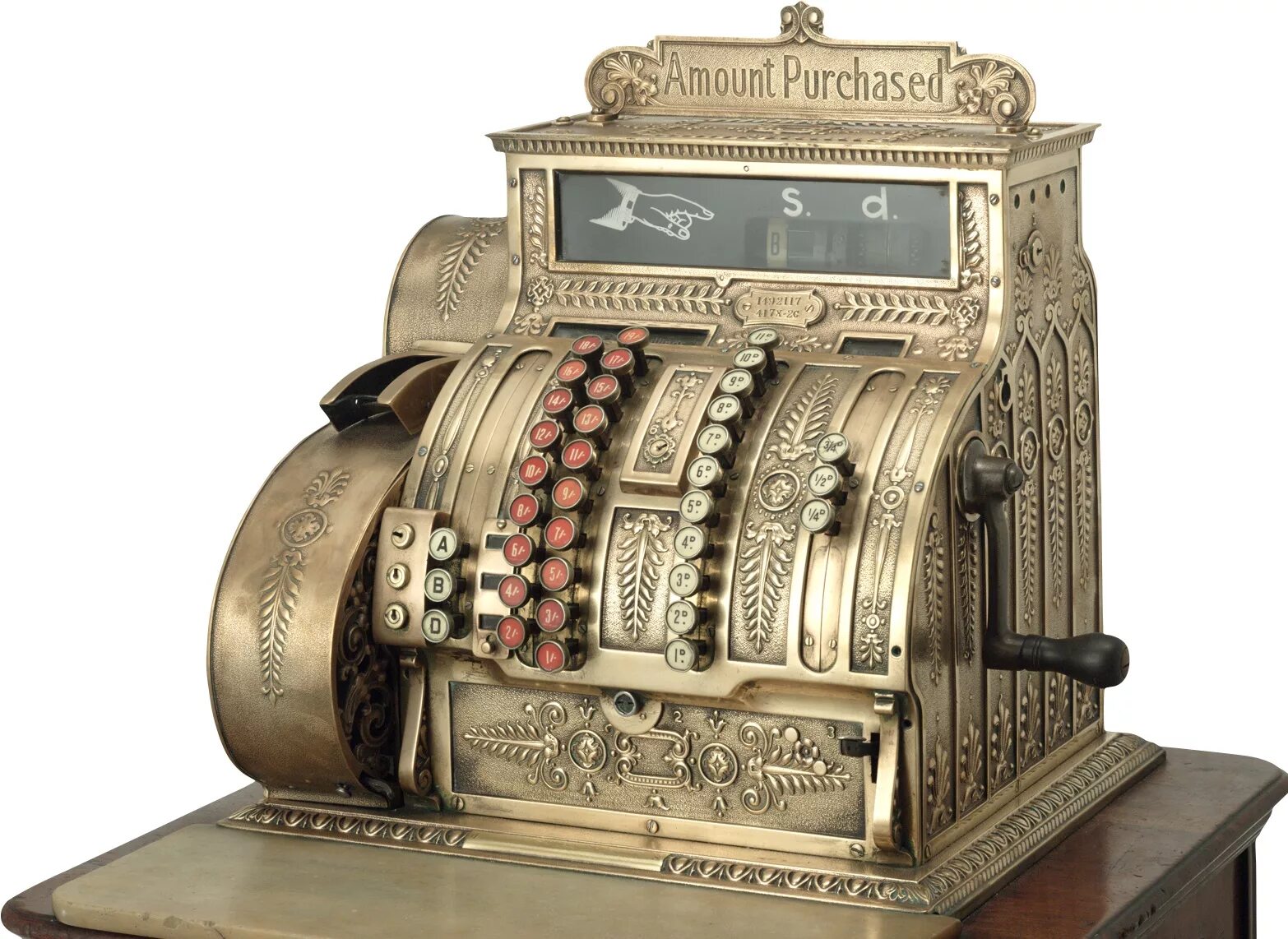 Кассовый аппарат 19 века. 1879 Первый кассовый аппарат. Старинный кассовый аппарат. День ккт