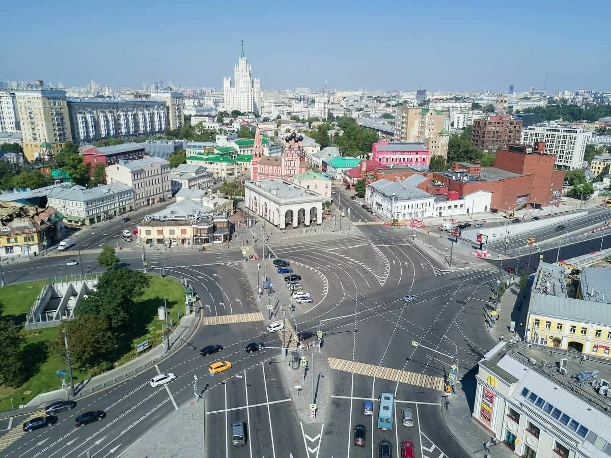 В каком месте была площадь. Таганская площадь панорама. Таганка площадь в Москве. Таганская площадь с высоты птичьего полета. Перекресток на Таганской площади.