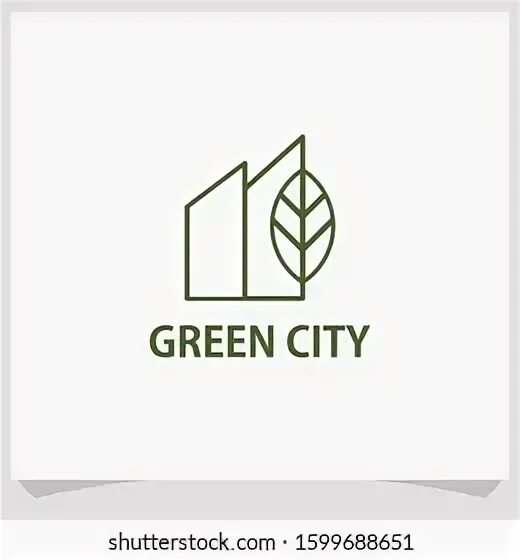 City leaf. City leaf. Лотос бренд. City leaf. Sup eco city vector.