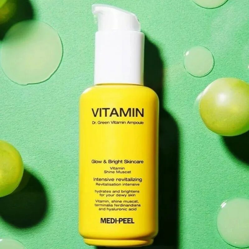 Vitamin medi peel. Medi Peel Dr Green Vitamin Ampoule. Medi-Peel Dr.Green Vitamin Ampoule (70ml) мультивитаминная сыворотка для лица. Vitamin Medi Peel сыворотка. Витаминная сыворотка для сияния кожи Medi-Peel Dr.Green Vitamin.