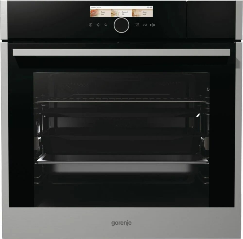 Gorenje bop799s51x. Gorenje bcs798s24x. Gorenje bcs747s34x. Электрический духовой шкаф Gorenje bcs798s24x, черный. Купить встроенную духовой горенье