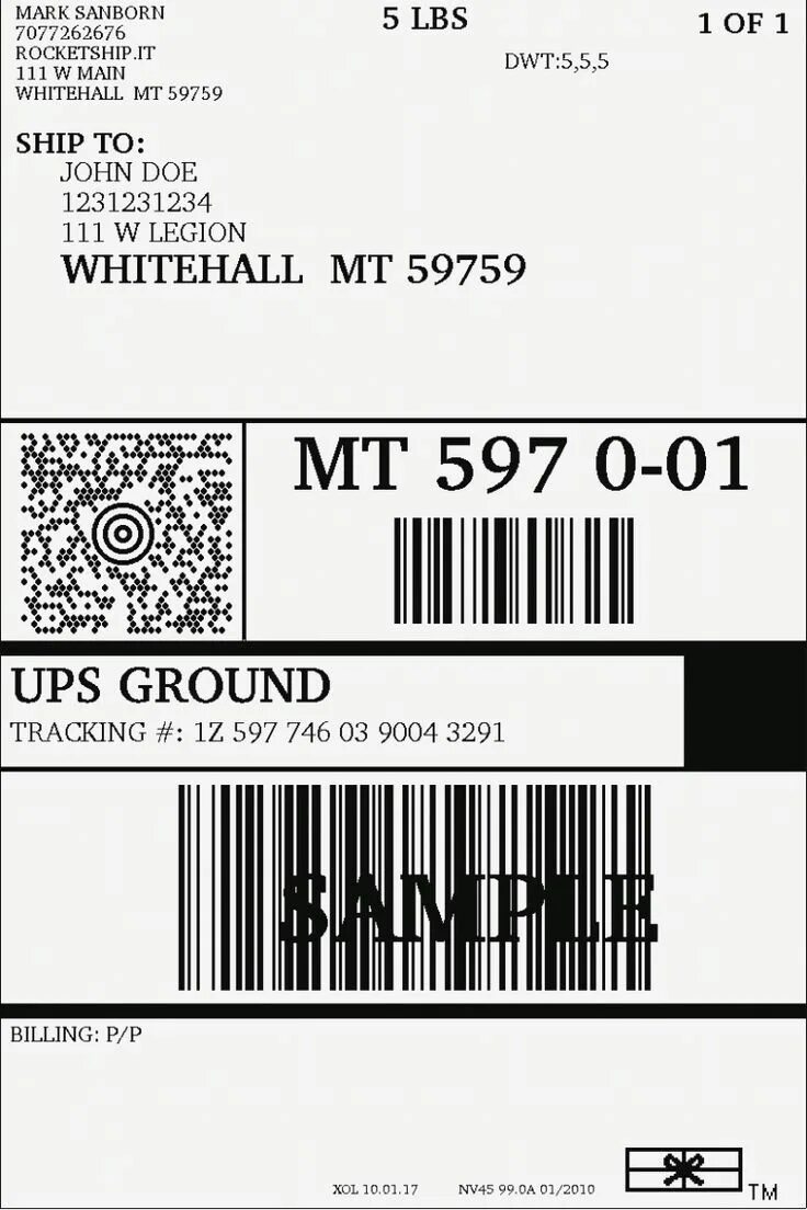 Your package number