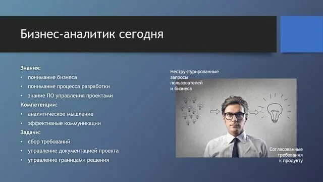 Бизнес аналитика примеры задач
