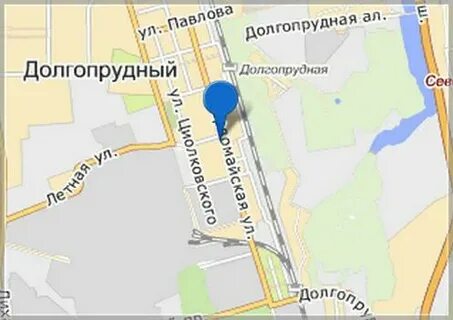 Станция долгопрудный на карте