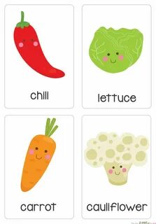 Vegetables flashcards