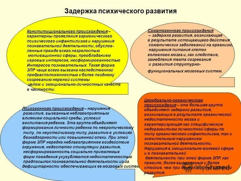 Речь детей с задержкой психического развития. Специфика детей с ЗПР. Задержка психического развития. Отклонения в умственном развитии.