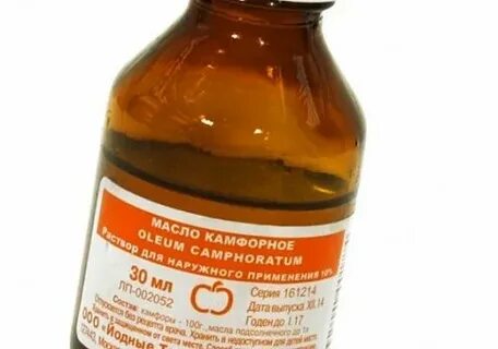 Камфорное масло для ушей