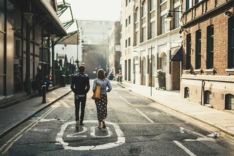 I walked around the city