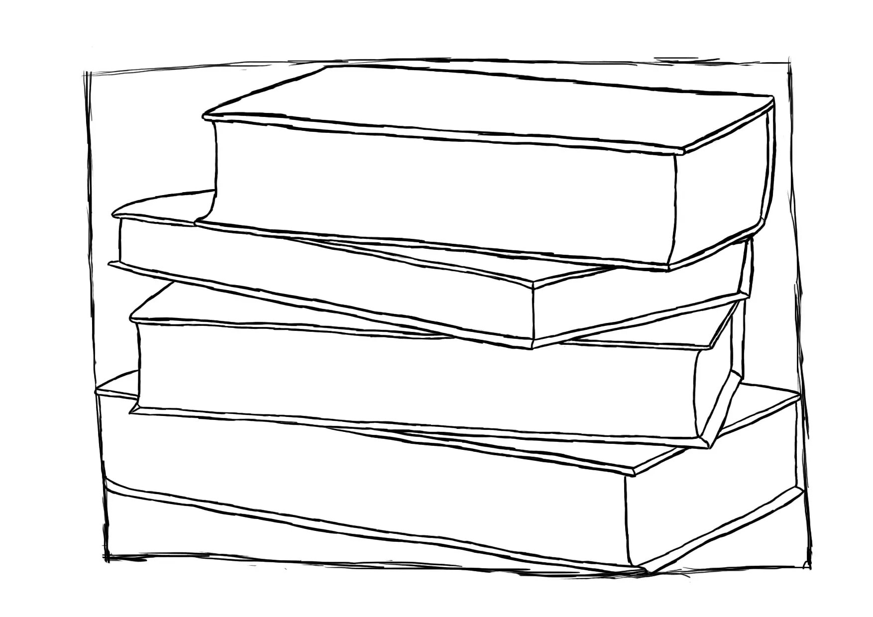 How to draw book
