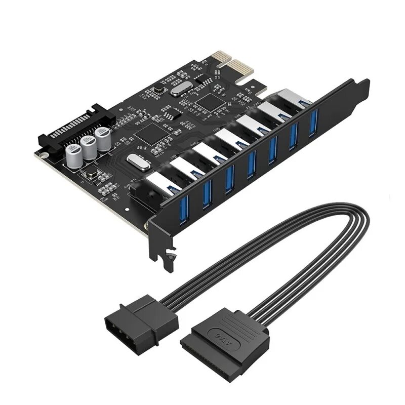 ORICO USB 3.0 PCI-E. Контроллер ORICO PCI-E pvu3-7u. Переходник PCI Express на USB 3.0. ORICO USB 3.0 Hub. Pci usb купить