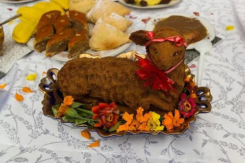 Пасхальная форма барашек