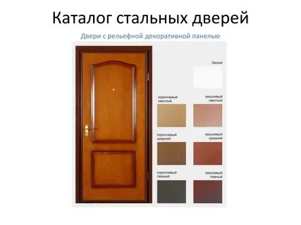 Каталог металлических