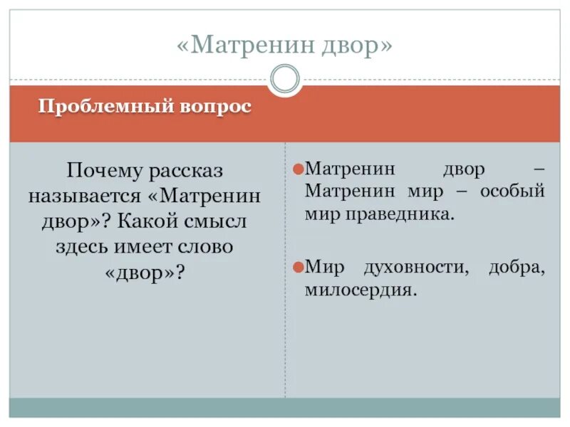 Почему писатель называет главную героиню праведницей
