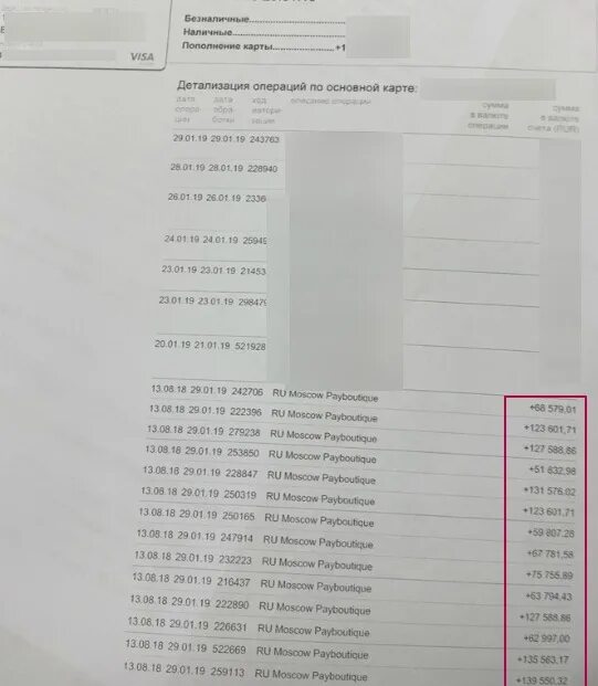 Номер в детализации 7777777777