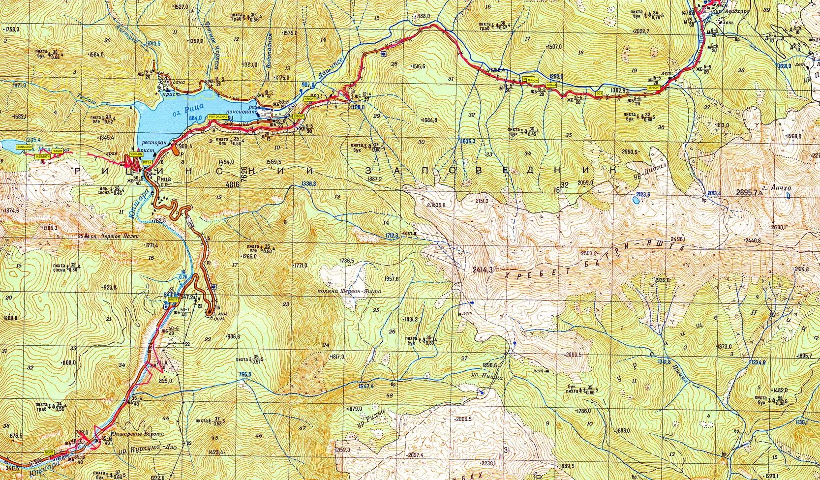 Озеро рица где находится на карте. Озеро Рица на карте. Озеро Рица Абхазия на карте России. Карта Абхазии Рица озеро карта. Оз Рица на карте.