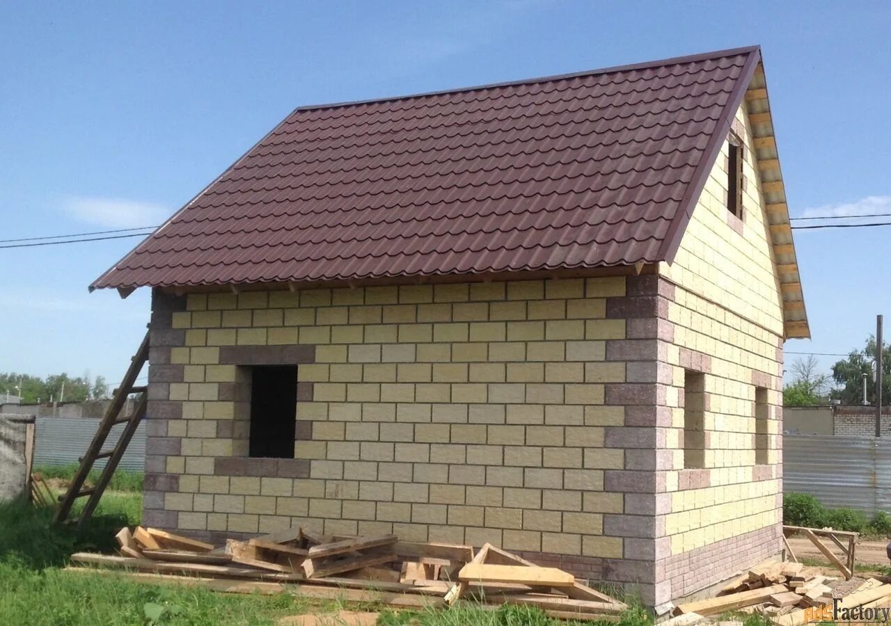 Строим баню из кирпича