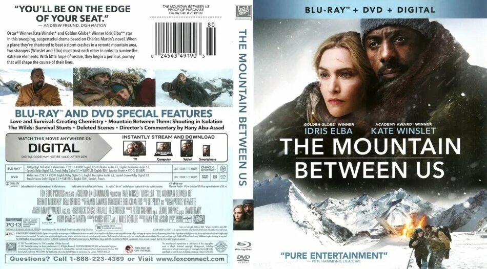 Between us and them. Blu-ray. Между нами горы. The Mountain between us 2017. Между нами горы на английском. The Mountain between us, 2017 DVD Cover.