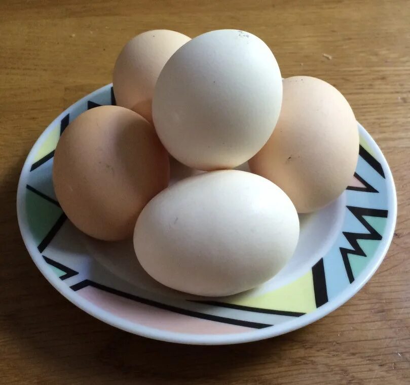 Raw eggs