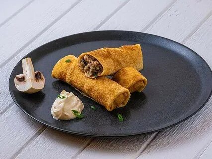 Блинчики курица с грибами рецепт