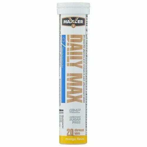 Daily max. Минерально-витаминный комплекс maxler daily max. витаминно-минеральный комплекс maxler daily max 20 табл.. daily max витамины 20 таблеток. maxler daily max effervescent tabs (20 шип. табл) манго.
