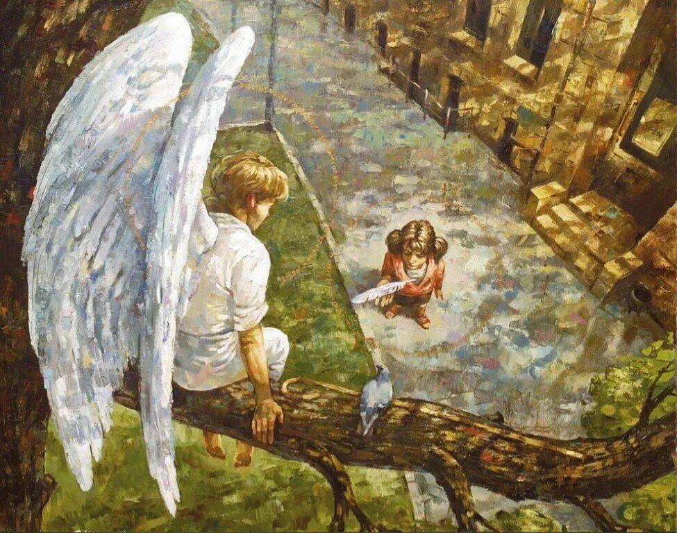 Ангелы в современной живописи. Картина ангел сидит. Лестницы в живописи художников. Картина ангел сидит. Ангелы в живописи современных художников.