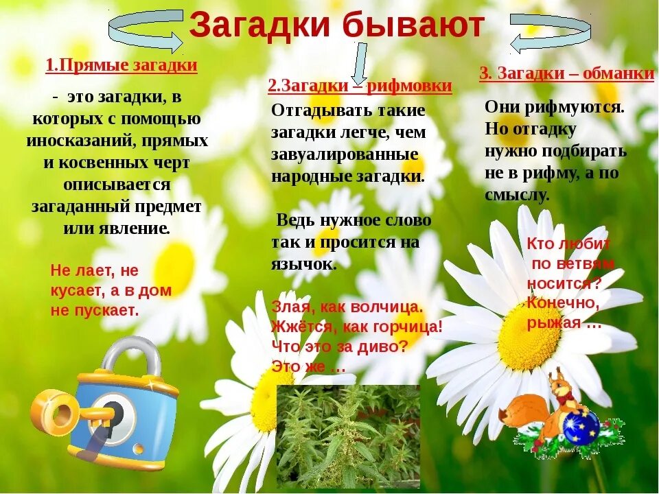 Литературные загадки 2 класс