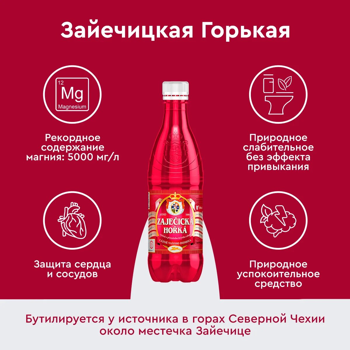 Минеральная вода зайечицкая горькая купить