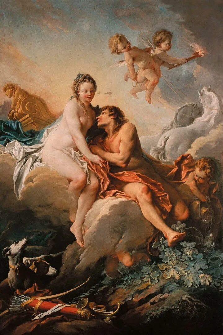Известные мировые произведения. Франсуа Буше «Триумф Венеры» (1740).