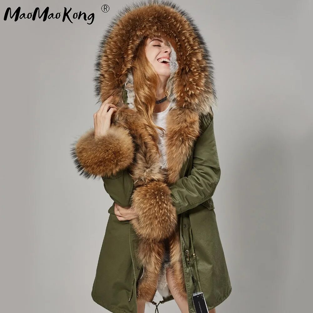 Куртка парка мехом женская. Maomaokong парка зимняя. парка с натуральным мехом. парка с меховым капюшоном. парки с мехом женские.
