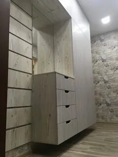 Прихожая цвет бетон