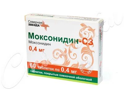 Моксонидин 0 4 60