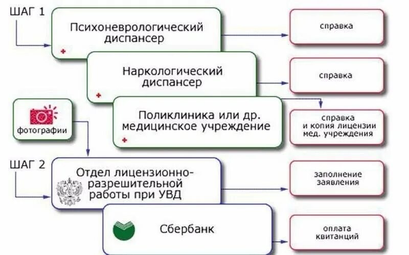 Что нужно чтобы получить травматическое. Схема получения лицензии на оружие. Схема получения травматического оружия. Какие справки нужны для получения разрешения на оружие. Порядок получения лицензии на травматическое оружие.