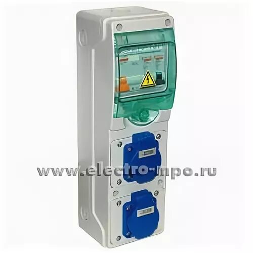 Щит с розетками ip54
