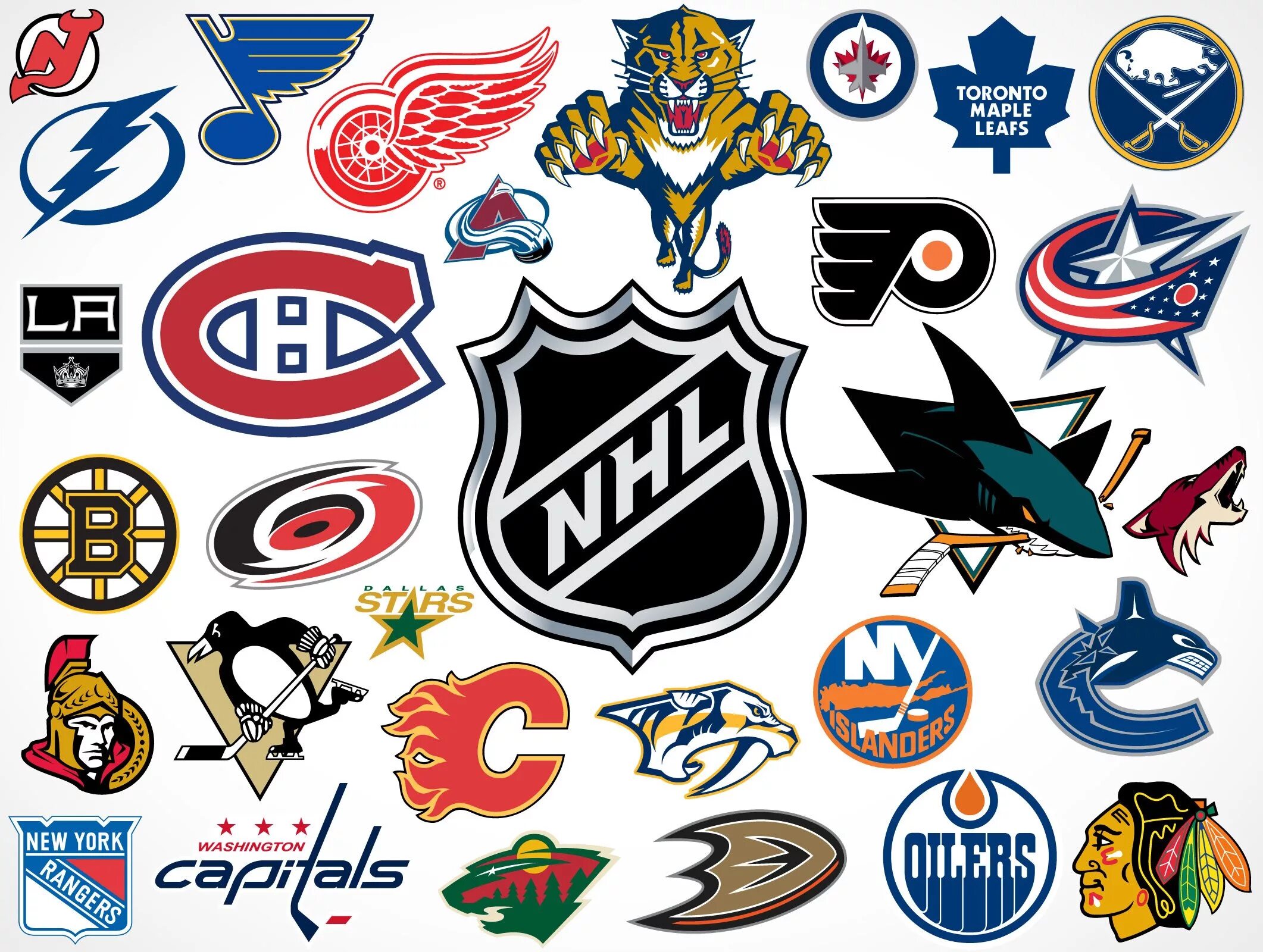 Команды лиги нхл. NHL логотипы команд. Хоккейные команды НХЛ. Значки хоккейных команд НХЛ. Хоккейные клубы НХЛ.