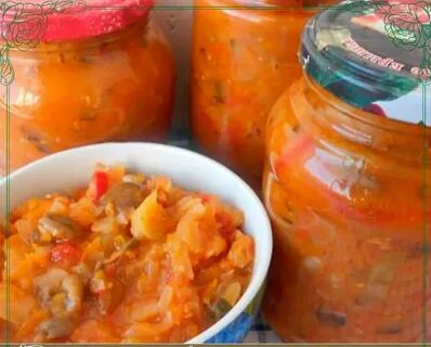 Рецепт грибной солянки на зиму с помидорами