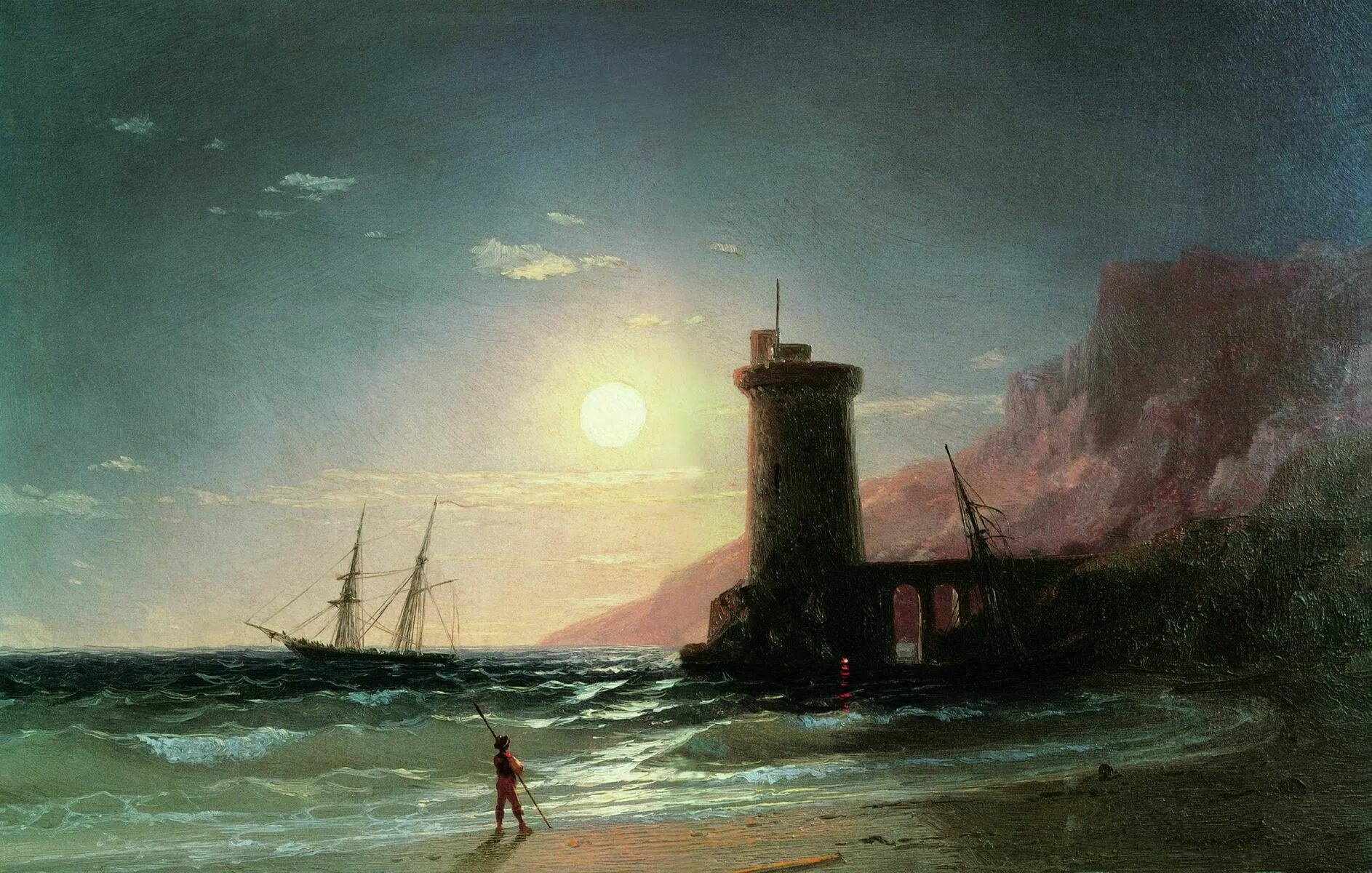 Картины в стиле айвазовского. Айвазовский. Неаполитанский залив. 1841. Морской пейзаж Айвазовский.