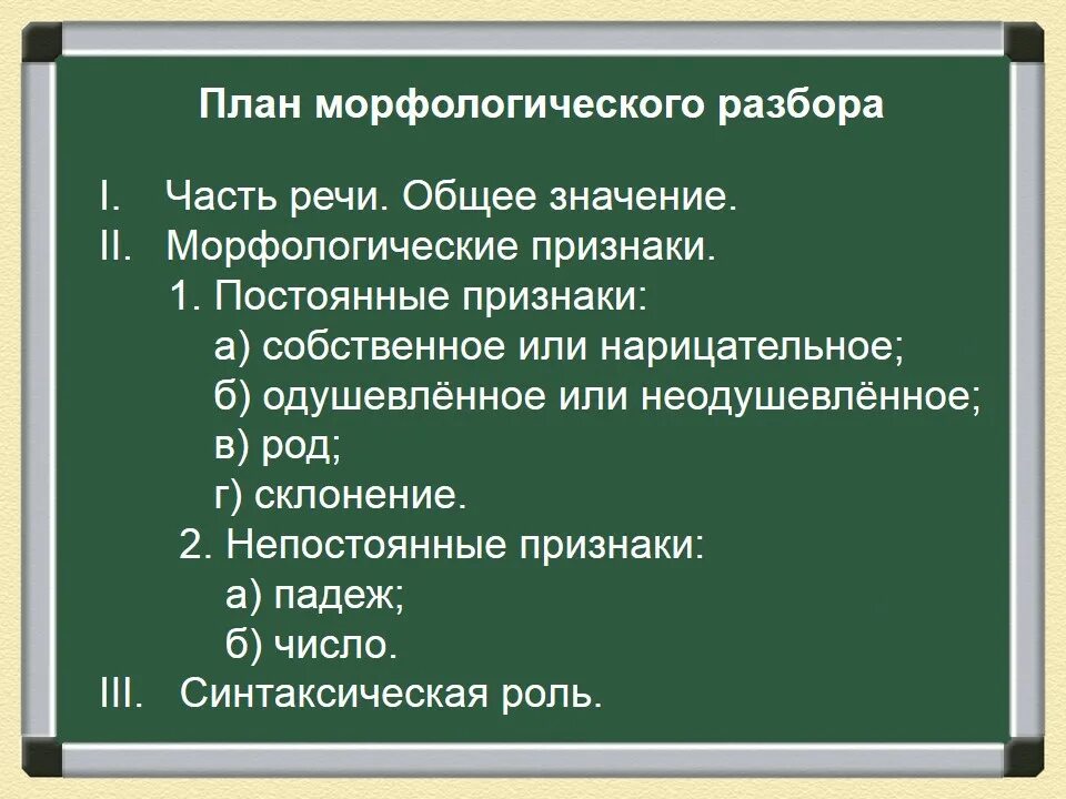 Морфологический разбор существительного план разбора. План морфологического анализа существительного. Морфологический разбор слова план. План морфологического разбора существительного. 5 разобрать как часть речи