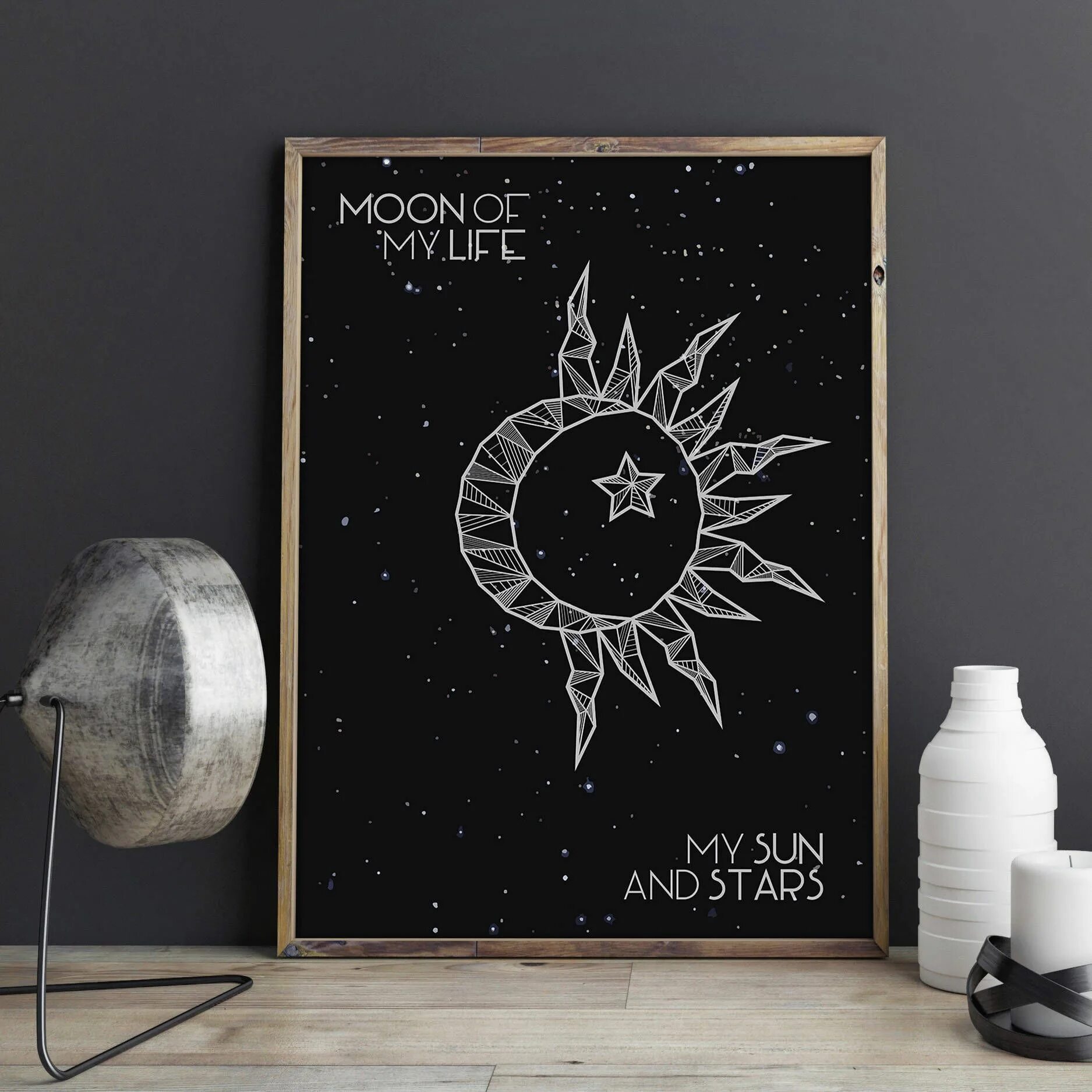 The sun the moon the stars. Луна моей жизни тату.