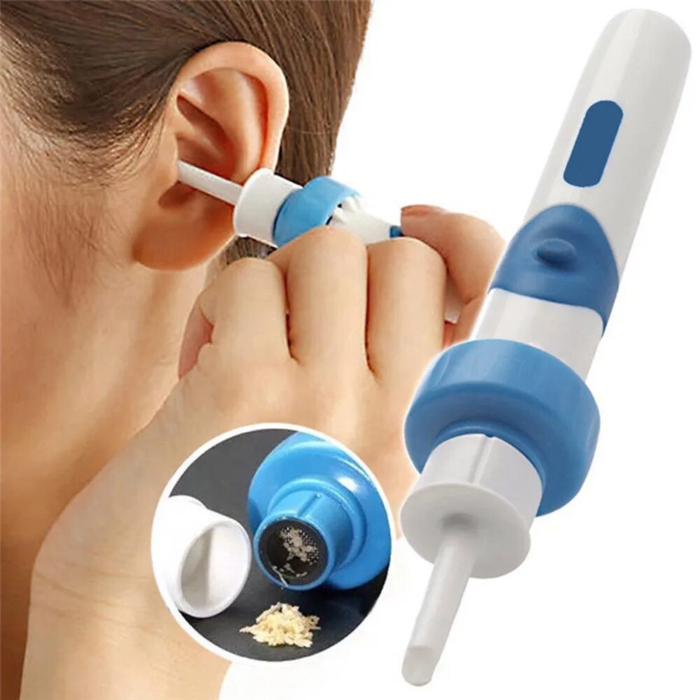 Safety Electric Cordless Vacuum Ear Cleaner Wax Remover painless Cleaning Tool. Вакуумный прибор для чистки ушей glitter Ears. Ear Wax Cleaner Machine. OTOSET Ear Cleaning System для прочистки ушей.. Чистка ушей спб