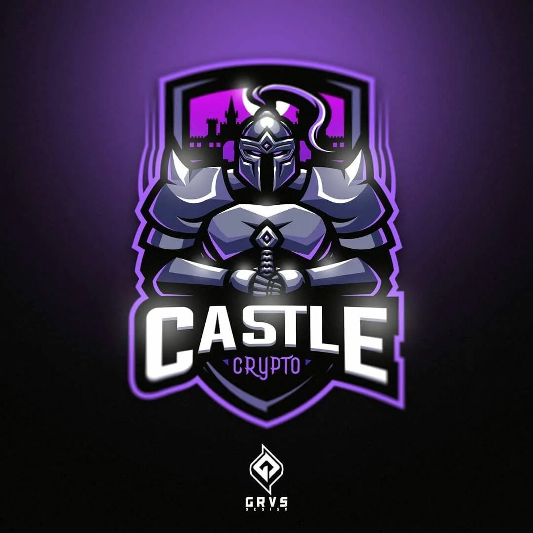 Unique egamers. Castello логотип. Castle Esports. Castle game logo. Крутой лого крипта.