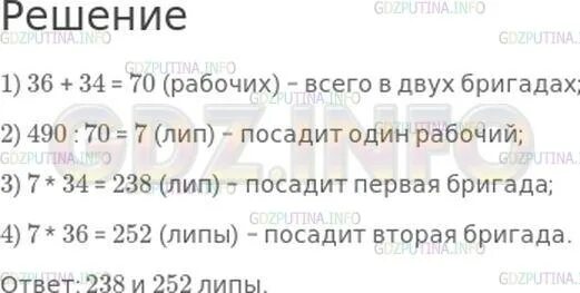 Одна бригада может посадить 600 деревьев