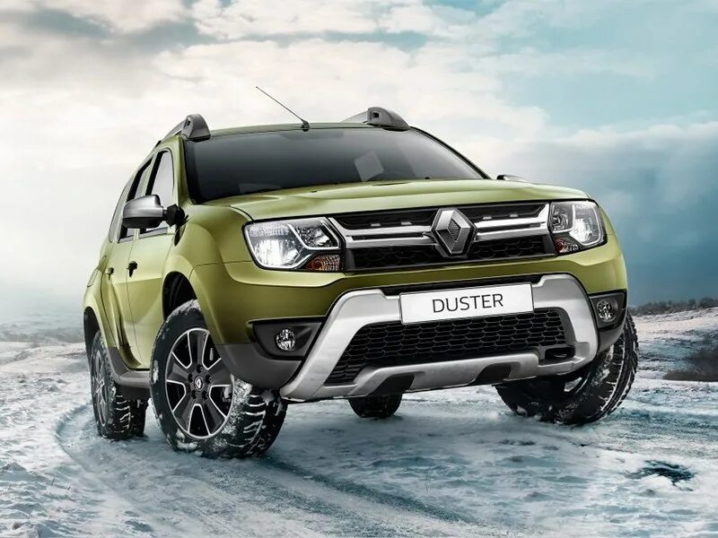 Рено дастер купить в кредит. Renault Duster Winter. Renault Duster зеленый. Reno Duster Winter. Рено Дастер зима.