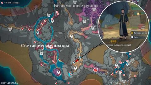 Грибы геншин