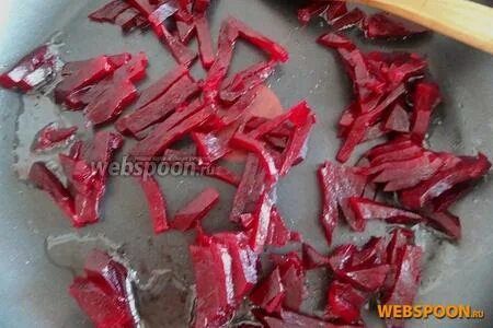 Сколько обжаривать свеклу