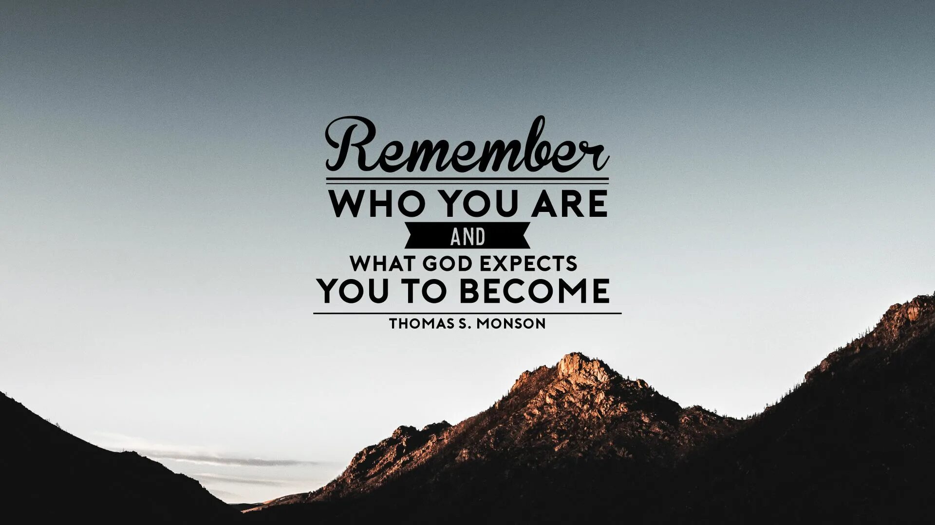 I remember who i am