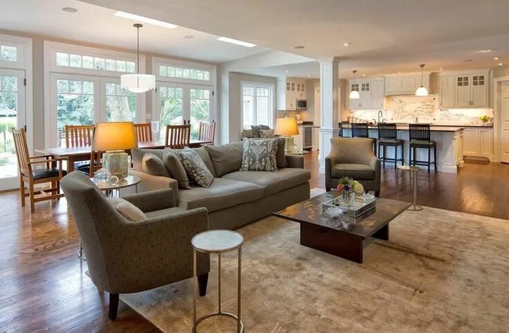 Расположение кухни гостиной в частном доме ❤ 93 kitchen decorating models with the most desirable bar stools 81 Kitchen rem