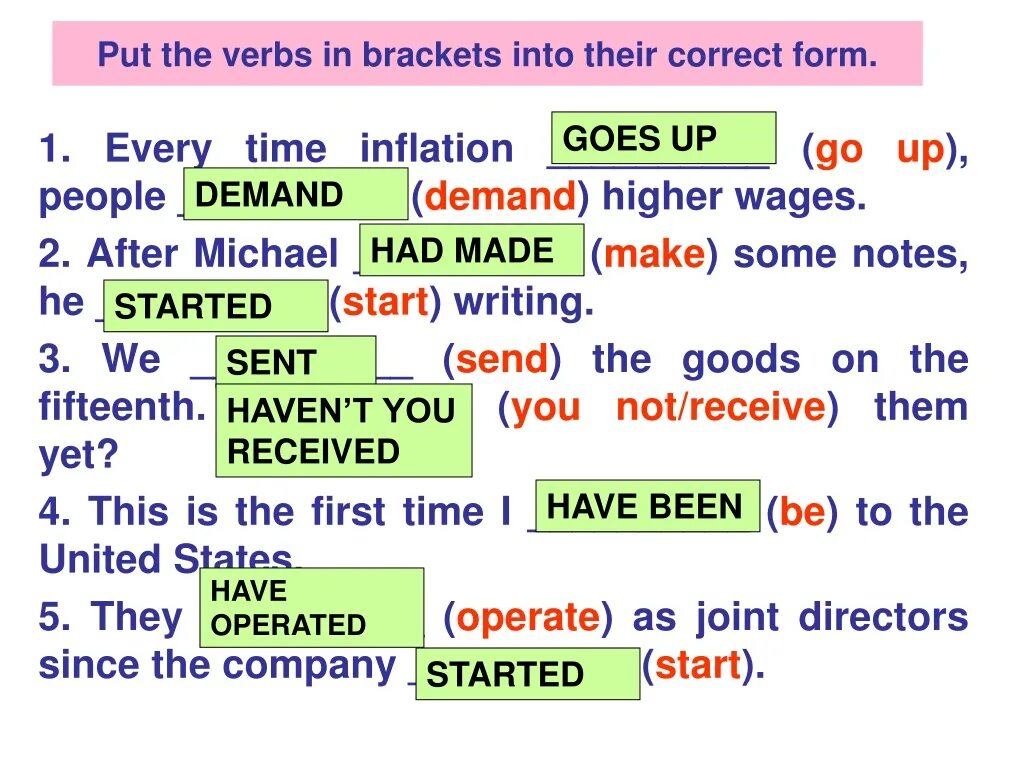 Put the verb into correct passive form. Put the verbs in Brackets into the correct form. Put the verbs in Brackets into their correct form. Put the verbs. Put the verbs in Brackets.